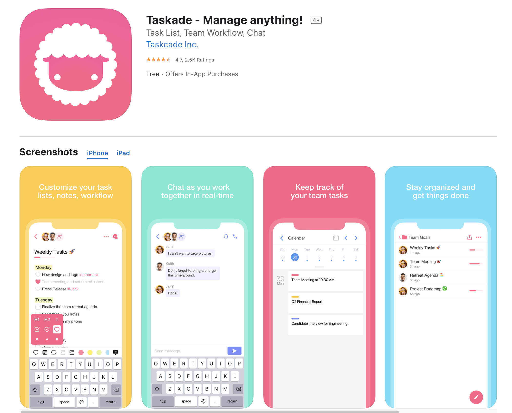 Taskade Login